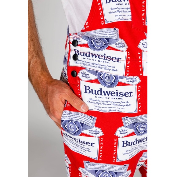 Shinesty Budweiser beer me the remote overalls nwot SZ XL sold out online - Picture 6 of 7